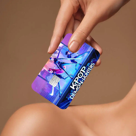 Kpop D-demon Hunters Credit Card Skin Stickers – Stylish Protective Decals