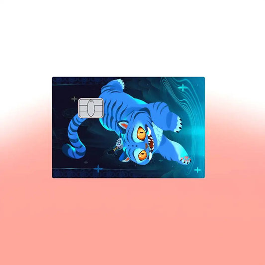 KPop Demon Hunters Tiger Anime Cartoon Bear Skin Sticker for Cards