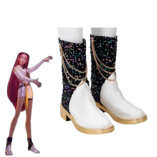 Woman Mira Cosplay Shoes – Perfect for Kpop Demon Hunters and DJ Parties