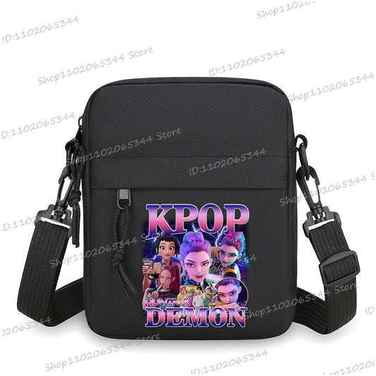 Women Fashion KPop Demon Hunters Canvas Square Bag – Trendy Ulzzang Style
