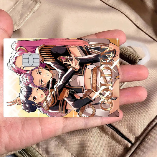 KPop Demon Hunters Game Anime Sticker Film Skin Cover for Cards