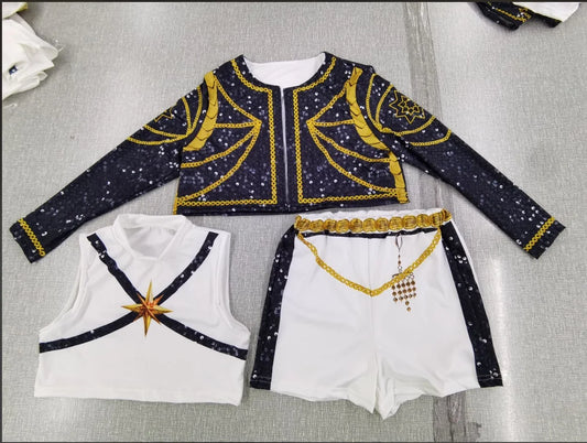 Kids Girls Kpop Demon Hunter Cosplay Costume Set – Perfect for Halloween &amp; Parties