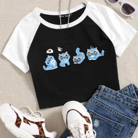 KPop Demon Hunters Tiger Crop Tops – Stylish Fans Gift T-Shirt
