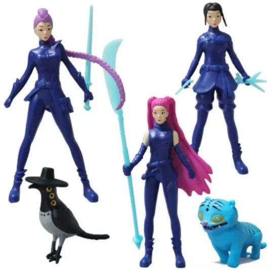 Anime Kpop Demon Hunters Figure – Cartoon Desk Model Toy for Kids