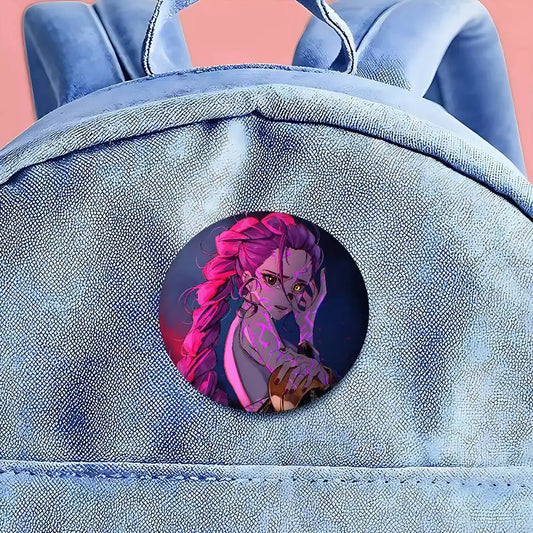 KPop Demon Hunters Rumi Jinu Handmade Brooch – Perfect for Fans and Cosplayers