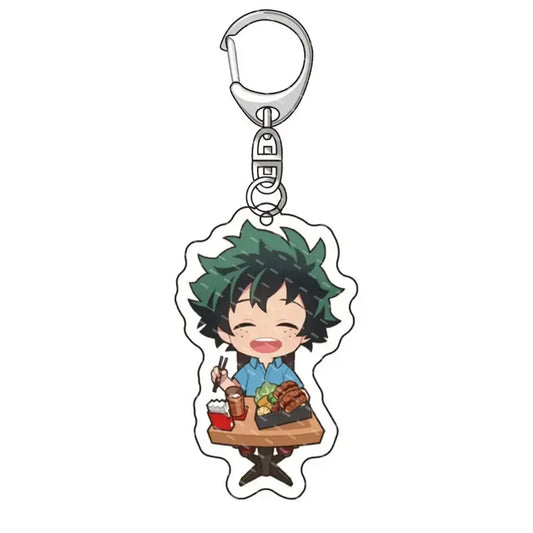 Fashion Anime College Keychain – Double Sided Acrylic Charm for Fans