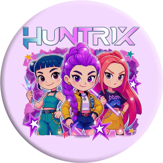 Kpop Demon Hunters Anime Badge – Stylish Tinplate Button Brooch Pins for Fans