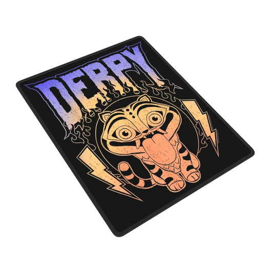 Derpy Tiger KPop Demon Hunters Gaming Mouse Pad – Ultimate Desk Accessory for Gamers