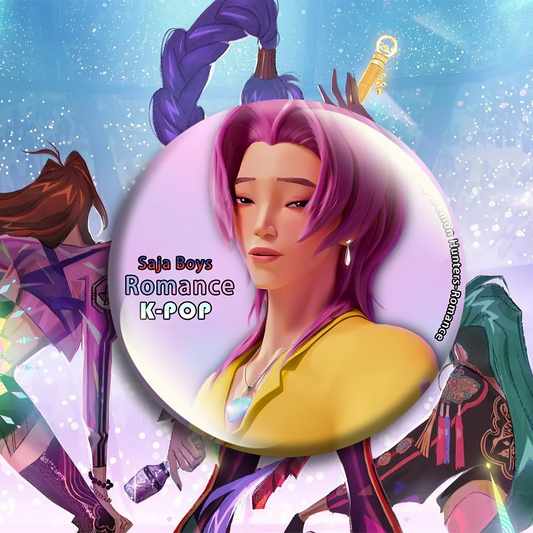 Anime KPop Demon Hunters Brooches – Handmade Cosplay Pins