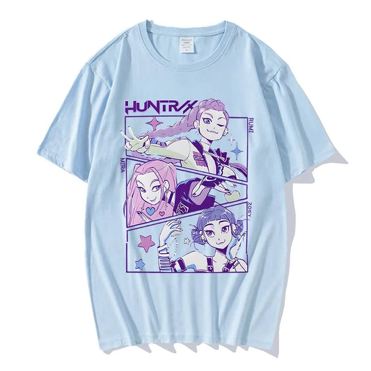 KPop Demon Hunters T-Shirt – Casual Unisex Streetwear for Fans