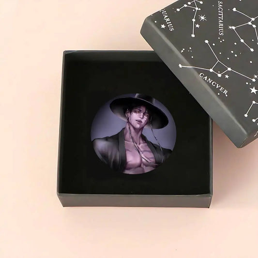 Jinu Kpop Demon Hunters Tinplate Soft Button Pin Brooch