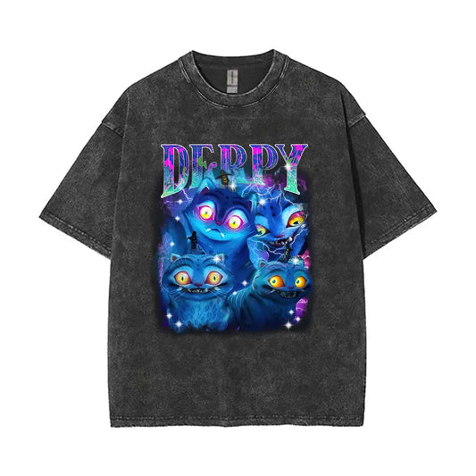 Movie KPop Demon Hunters Saja Boys Vintage Washed T-shirt