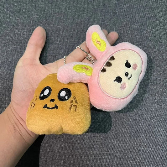 Kpop Star Cartoon Plush Doll Keychains – Adorable Accessories for Fans