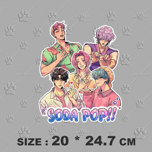 K-Pop Demon Hunters Patches – Iron-On Transfers for Clothes &amp; Accessories