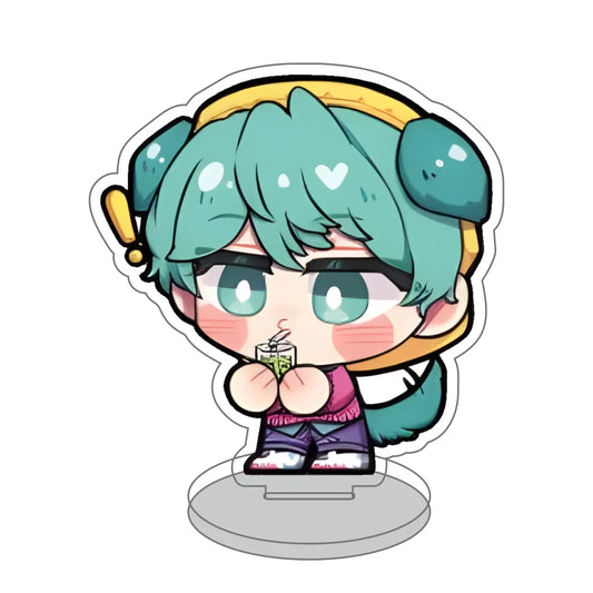 New Anime Kpop Demon Hunters HUNTRX 10C Macrylic Character Standees – Rumi, Zoey, Jinu, Tiger