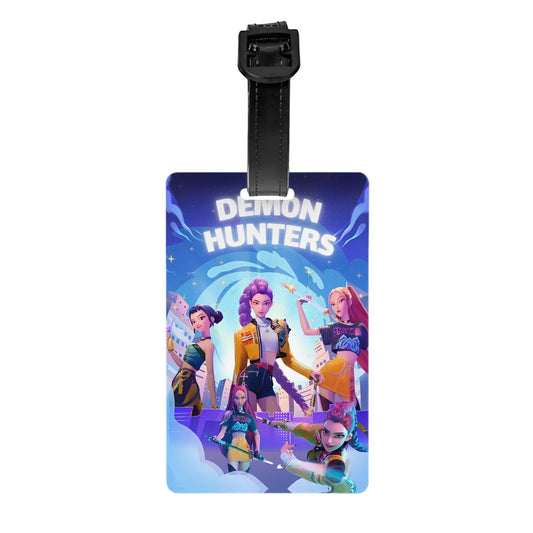 Anime KPop Demon Hunters Luggage Tags – Travel Accessories for Fans