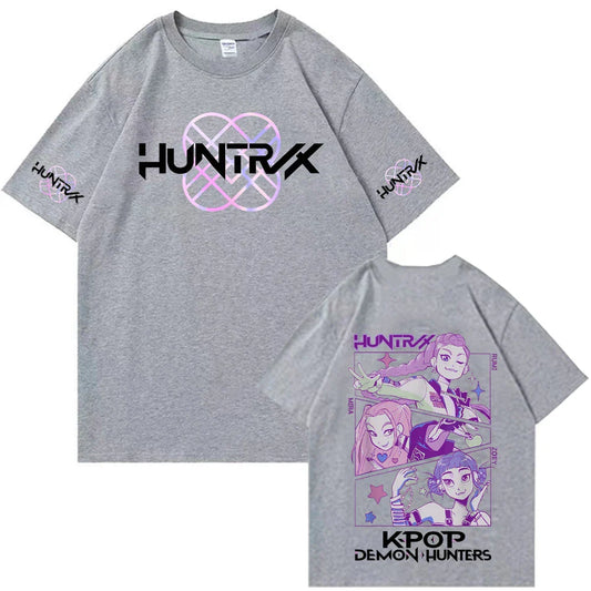 Anime K-Pop Demon Hunters T-shirt – Harajuku Style Casual Wear