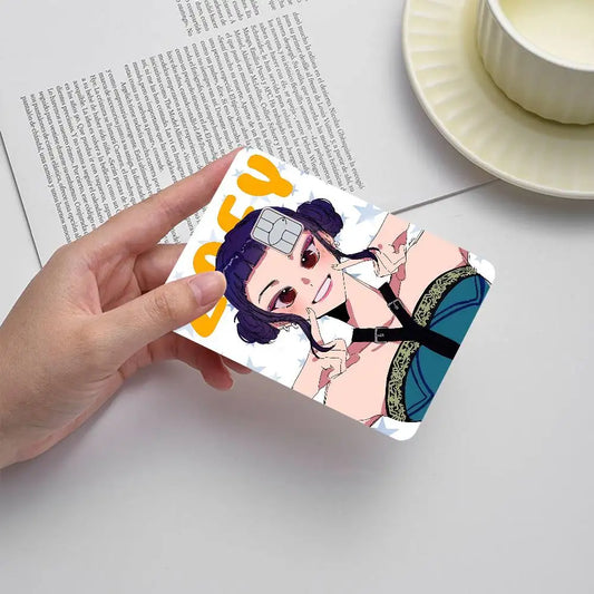 KPop Demon Hunters Zoey Anime Card Skin – Stylish Protection for Your Cards