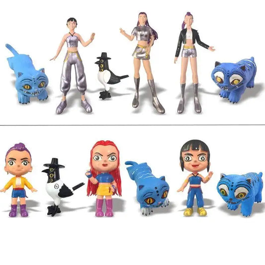 Kpop Demon Hunters Figures – Huntrix Anime Collectible Ornaments