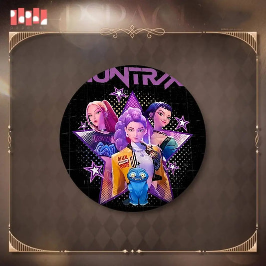 THE-K-KPop Demon Hunters Badges – Stylish Tinplate Pins for K-Pop Fans