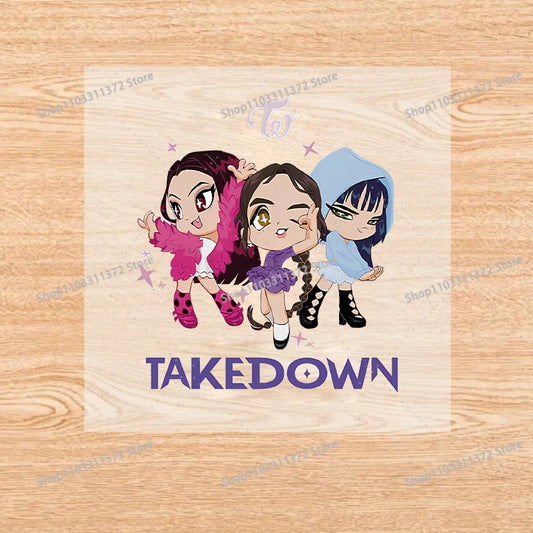 Move K-Pop Demon Hunters Iron-on Patches – Cute DIY Clothing Stickers