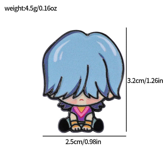 Fashion Girls K-pop Demon Hunters Enamel Pins – Perfect Anime Accessories