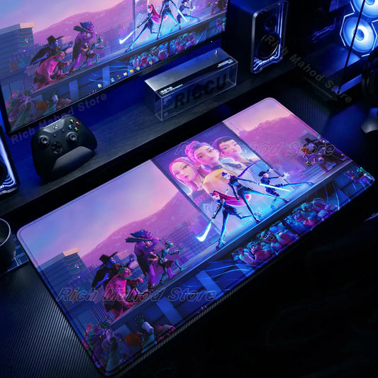 KPop D-Demon H-Hunters Mouse Pad – Non-slip Gaming Desk Mat for Fans