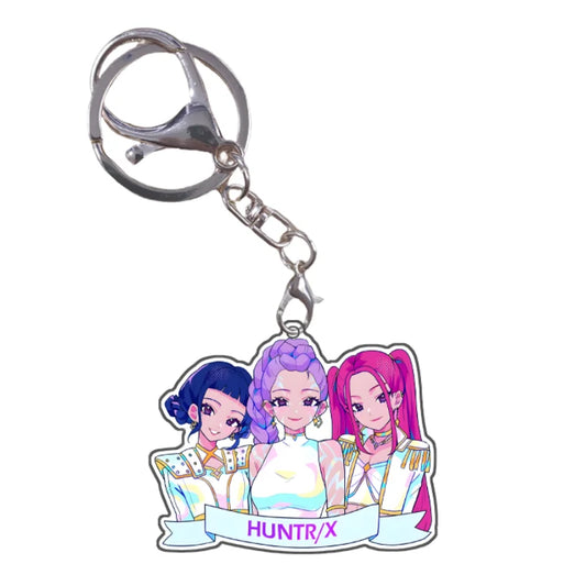 Kpop Demon Hunters Acrylic Keychain – Rumi, Mira, Zoey &amp; More