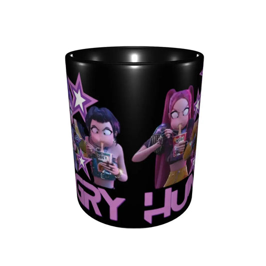 Kpop Demon Hunters Huntrix Mug – Kawaii 2025 Movie Tea Cup Gifts