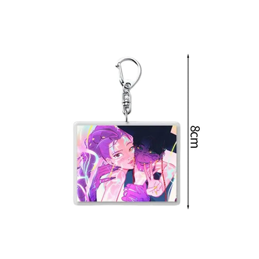 KPop Demo Hunters Keychain Set – Stylish Anime Bag Charms for Fans