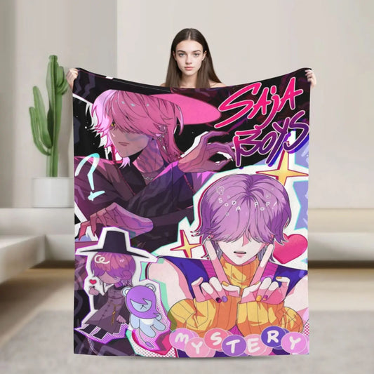 Cool K-Pop Demon Hunters Saja Boys Blankets – Cozy and Stylish Throws