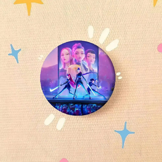 KPop Demon Hunters Button Pins – Cute and Creative Badge Jewelry Gifts