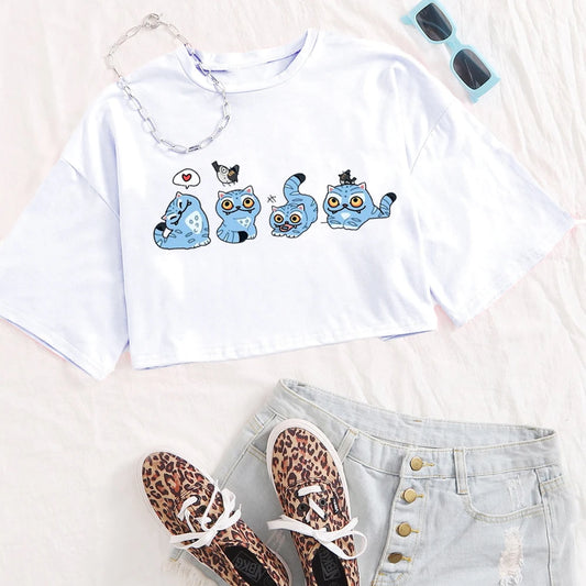 KPop Demon Hunters Tiger Shirt – Trendy Crop Top for K-Pop Fans