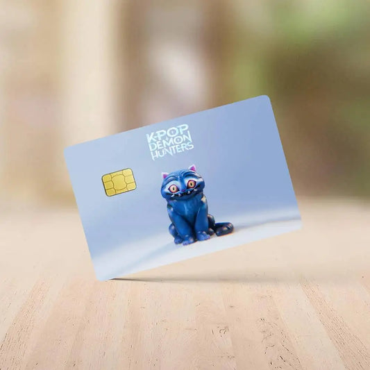 KPop Demon Hunters Tiger 100% Hot Sale Amine Credit Debit Bank Card Bus Card Film Skin Sticker