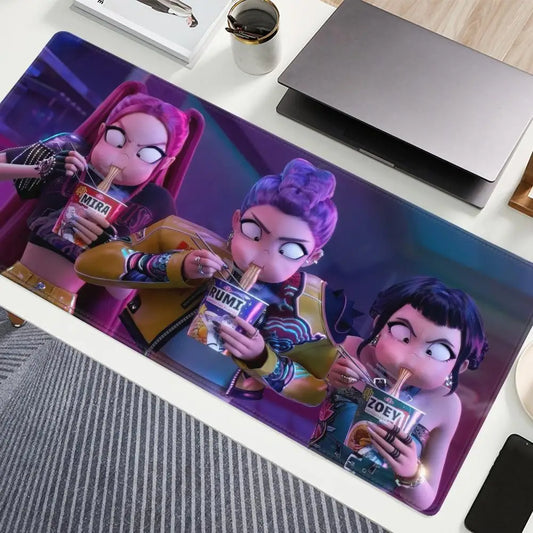 KPop D-Demon H-Hunters Mouse Pad – Ultimate Gaming &amp; Office Desk Mat