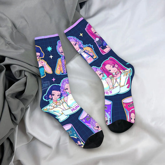 K-Pop Demon Hunter Printed Socks