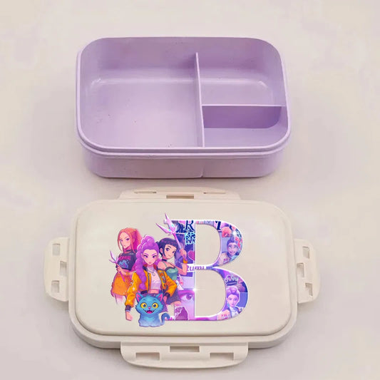 Kpop Demon Hunters Bento Lunch Box – Anime Huntrix A-Z Food Containers