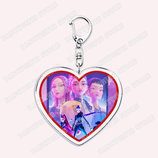 KPop Demon Hunters Keychains – Huntrix, Saja Boys &amp; More