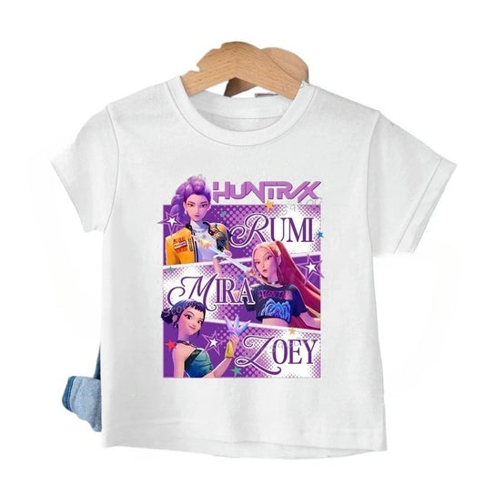 Trendy KPop Demon Hunters T-Shirt for Kids – Perfect for Young Fans