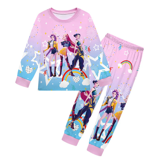 KPop Demon Hunters Kids Pajamas Set – Stylish &amp; Comfy Sleepwear for Kids