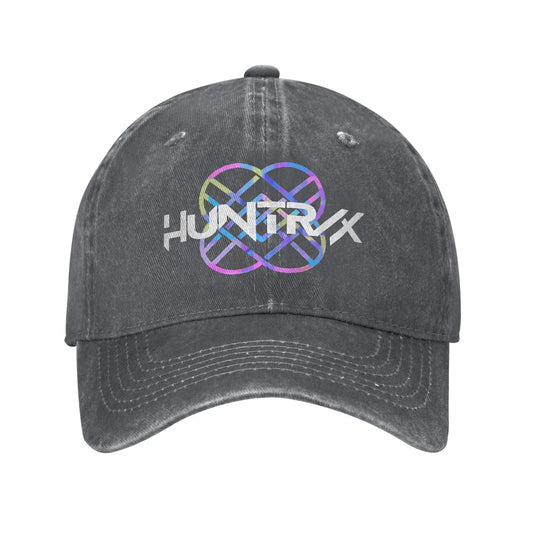 KPop Demon Hunters Huntrix Logo Baseball Caps – Vintage Distressed Style
