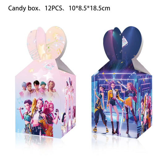 KPop Demon Hunters Theme Party Supplies – French Fry Boxes