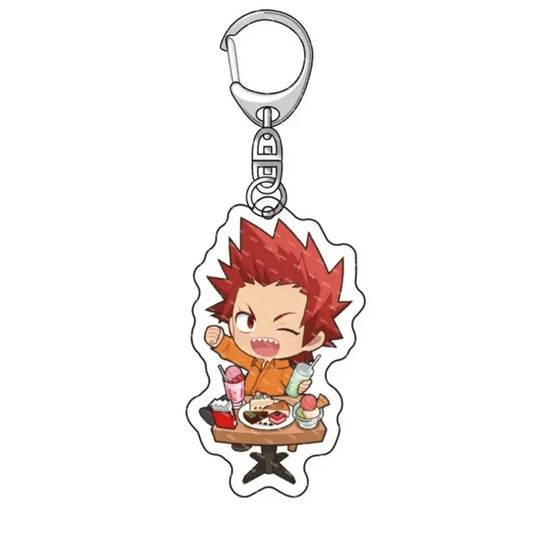 Fashion Anime College Keychain – Double Sided Acrylic Charm for Fans