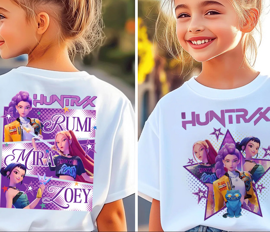 K-Pop Demon Hunters Cartoon Kids Shirt