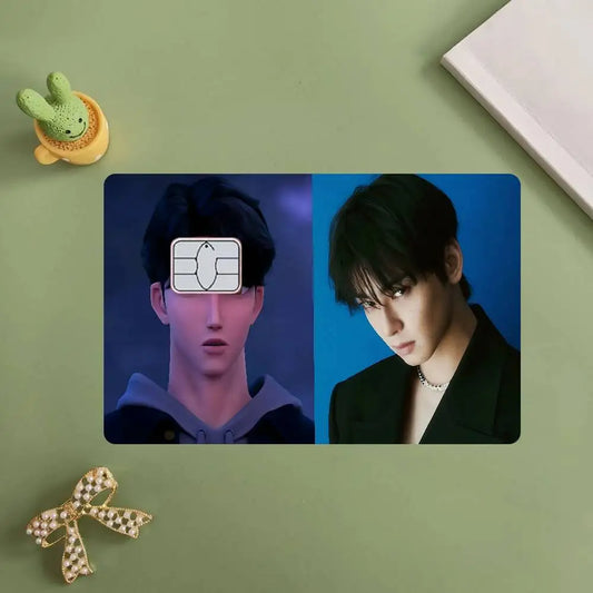 KPop Demon Hunters Anime Cartoon Bear Skin Sticker Film Tape Case