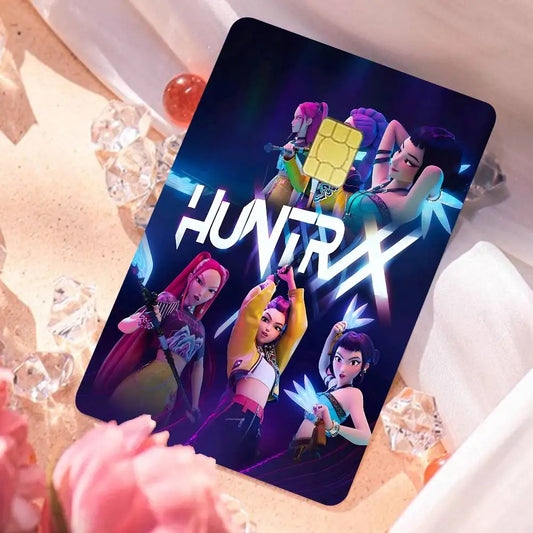 K-Pop Demon Hunters Card Stickers – Stylish Anime Matte Skins for Cards