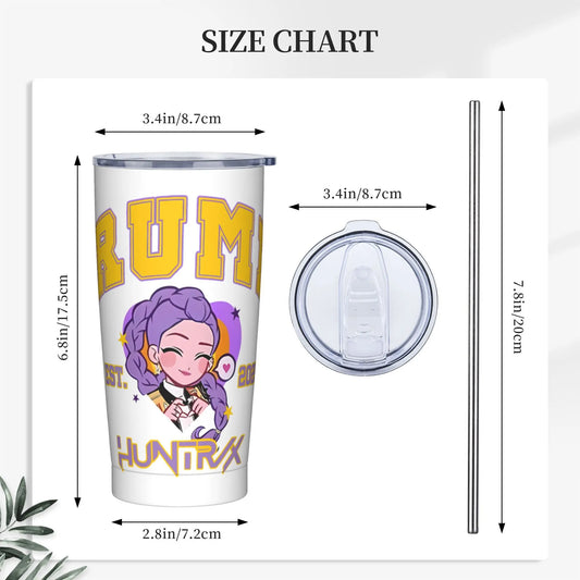 KPop Demon Hunters Tumbler – Stylish Vacuum Insulated Thermal Cup