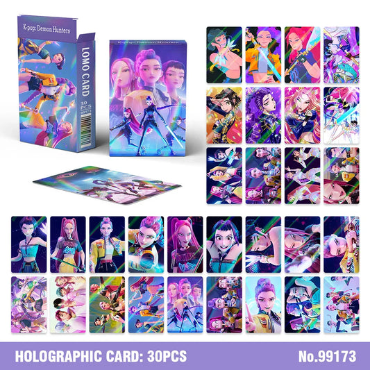 Kpop Demon Hunters 30PCS HD Photocard Set