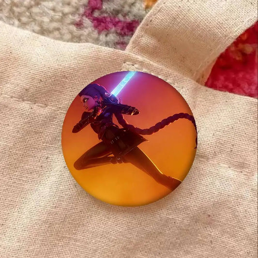 KPop Demon Hunters Creative Pins – Fun Accessories for Fans and Friends