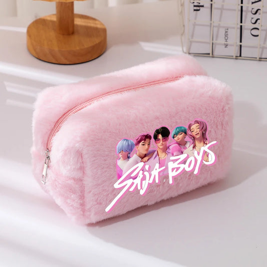 Kpop Demon Hunter Plushes Makeup Bags – Stylish Anime Pencil Cases for Fans